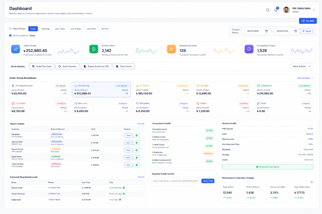 DeshiCart Operations Dashboard